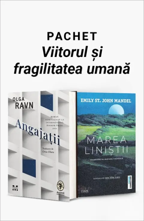 Coperta cărții Pachet Viitorul și fragilitatea umană. Angajații/Marea liniștii - Olga Ravn