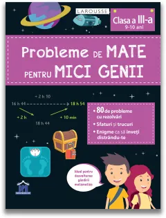 Coperta cărții Probleme de mate pentru mici genii - Clasa a III-a
