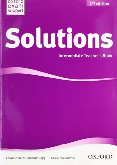 Coperta cărții Solutions 2nd Edition Intermediate: Teacher's Book-REDUCERE 50%