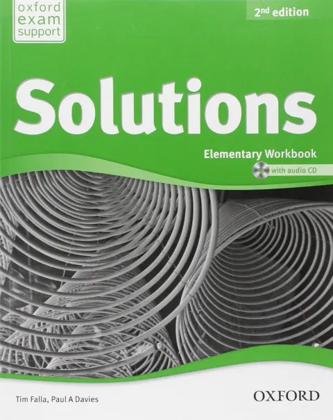 Coperta cărții Solutions Elementary - Workbook and Audio CD Pack- REDUCERE 50%