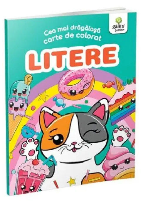 Coperta cărții Litere / Cea mai dragalasa carte de colorat