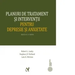 Coperta cărții Planuri de tratament si interventii pentru depresie si anxietate (editia a II-a, actualizata)