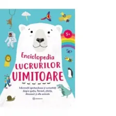 Coperta cărții Enciclopedia lucrurilor uimitoare. Informatii spectaculoase si curiozitati despre spatiu, pamant, stiinta, dinozauri si alte animale