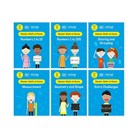 Coperta cărții Math - No Problem! Collection of 6 Workbooks, Kindergarten Ages 5-6