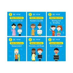 Coperta cărții Math - No Problem! Collection of 6 Workbooks, Kindergarten Ages 5-6