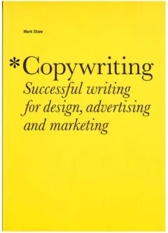 Coperta cărții Copywriting: successful writing for design, advertising and marketing