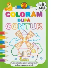 Coperta cărții Coloram dupa contur 2, 3-5 ani