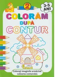Coperta cărții Coloram dupa contur 2, 3-5 ani