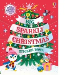 Coperta cărții Big Sparkly Christmas Sticker Book