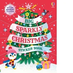 Coperta cărții Big Sparkly Christmas Sticker Book