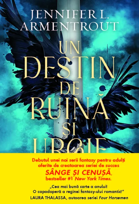 Coperta cărții Un destin de ruina si urgie. Seria Trezirea Vol.1 - Jennifer l. Armentrout