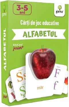 Coperta cărții Alfabetul. Carti de joc educative
