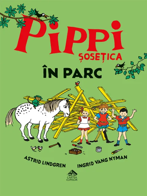Coperta cărții Pippi Șosețica în parc