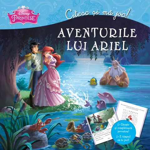 Coperta cărții Aventurile lui Ariel. Citesc și mă joc