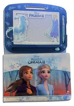 Coperta cărții Disney. Regatul de gheață II. Carte cu tăbliță magnetică