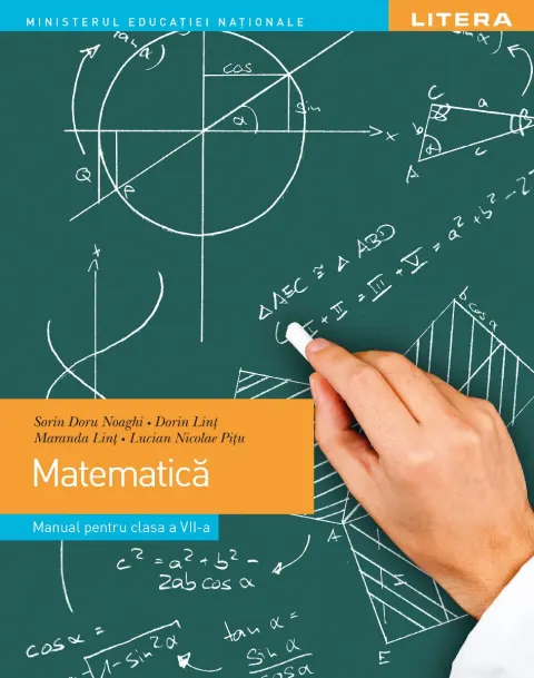 Coperta cărții Matematică. Manual. Clasa a VII-a