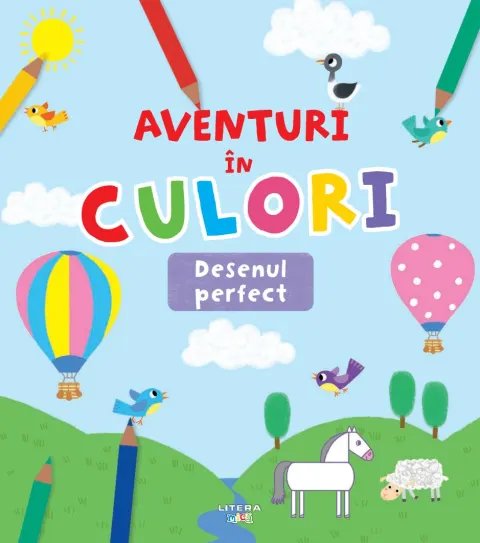 Coperta cărții Aventuri in culori. Desenul perfect