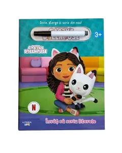 Coperta cărții Gabby's Dolhouse. Invat sa scriu literele. Scrie, sterge si scrie din nou! (3+)