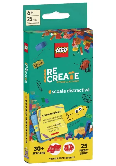 Coperta cărții LEGO Recreate - Scoala distractiva