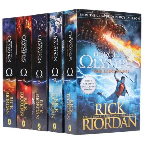 Coperta cărții The Heroes Of Olympus The Complete 5 Books Collection Set By Rick Riordan