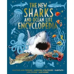 Coperta cărții The New Sharks and Ocean Life Encyclopedia