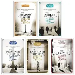 Coperta cărții The Cemetery of Forgotten Books 1-5 Collection Set, Carlos Ruiz Zafon