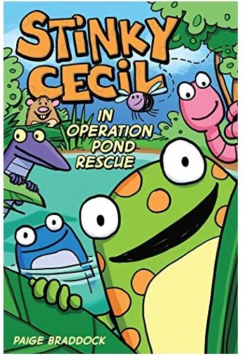 Coperta cărții Stinky Cecil in Operation Pond Rescue