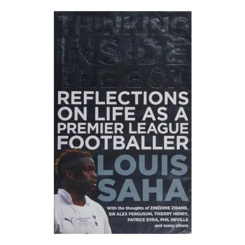 Coperta cărții Thinking Inside the Box Reflections on Life As a Premier League Footballer