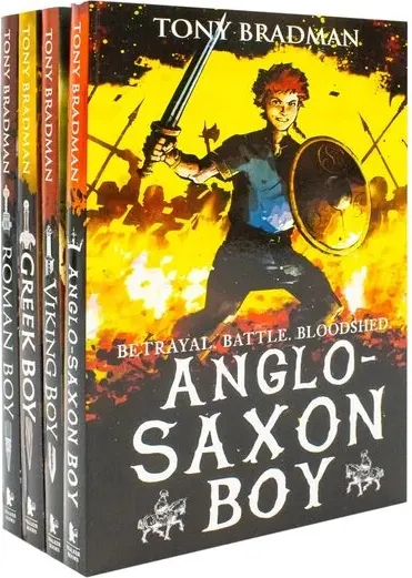 Coperta cărții Tony Bradman: Historical Adventures – 4 Books