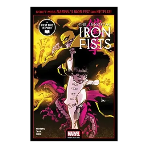 Coperta cărții Immortal Iron Fists, Kaare Andrews