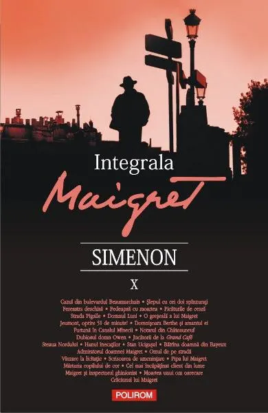 Coperta cărții Integrala Maigret (vol. X)