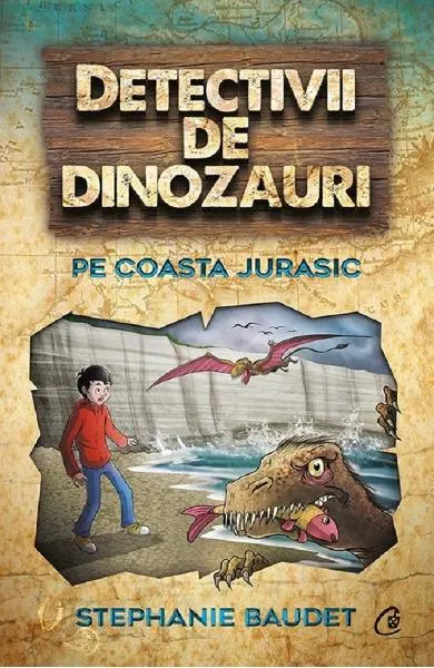 Coperta cărții Detectivii de dinozauri pe Coasta Jurasic