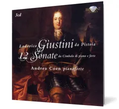 Coperta cărții Giustini da Pistoia: 12 Sonate da Cimbalo di piano e forte (3 CD)