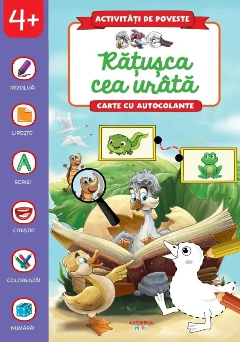 Coperta cărții Activitati de poveste. Ratusca cea urata
