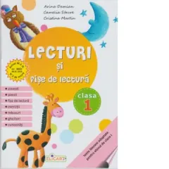 Coperta cărții Lecturi si fise de lectura. Clasa I. Texte literare adaptate pentru elevul de clasa 1