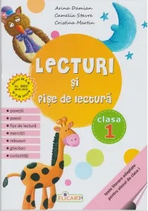 Coperta cărții Lecturi si fise de lectura. Clasa I. Texte literare adaptate pentru elevul de clasa 1