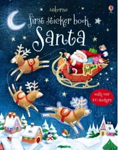 Coperta cărții First Sticker Book Santa