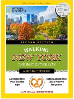 Coperta cărții Walking New York: the best of the city