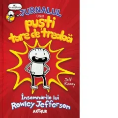 Coperta cărții Jurnalul unui pusti tare de treaba: Insemnarile lui Rowley Jefferson