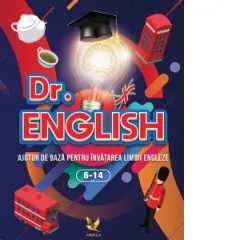 Coperta cărții Dr. English. Ajutor de baza pentru invatarea limbii engleze, 6-14 ani