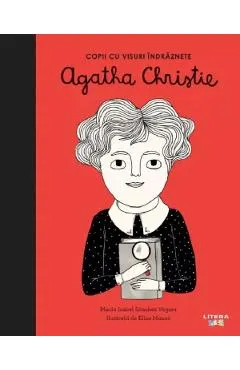 Coperta cărții Copii cu visuri indraznete: Agatha Christie
