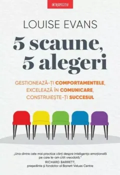 Coperta cărții 5 scaune, 5 alegeri