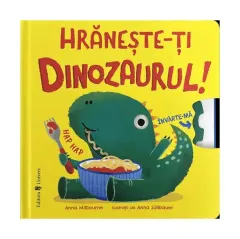 Coperta cărții Hrănește-ți dinozaurul