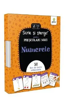 Coperta cărții Scrie si sterge! Numerele