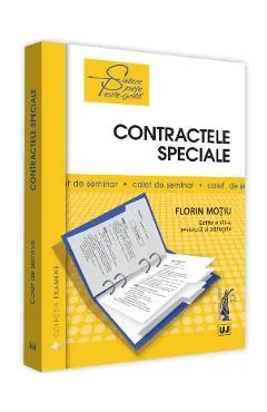 Coperta cărții Contractele speciale. Caiet de seminar Ed.7
