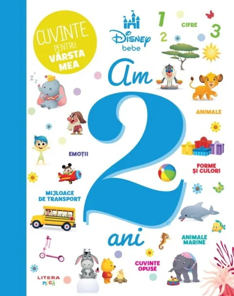 Coperta cărții Disney Bebe. Cuvinte pentru vârsta mea. Am 2 ani