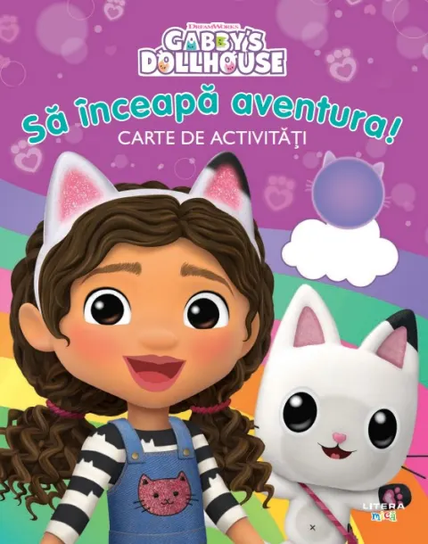 Coperta cărții Gabby's Dollhouse. Sa inceapa aventura! Carte de activitati
