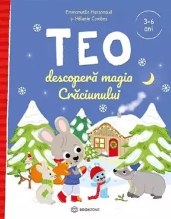 Coperta cărții Teo descoperă magia Crăciunului
