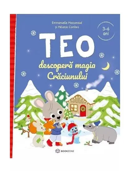 Coperta cărții Teo descoperă magia Crăciunului