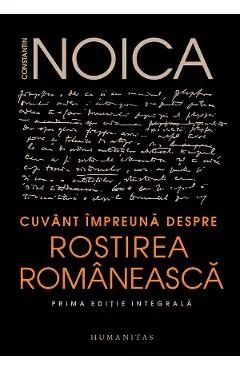 Coperta cărții Cuvant impreuna despre rostirea romaneasca